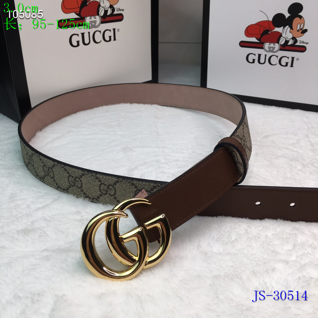 Gucci Belts 3.0CM Width 024